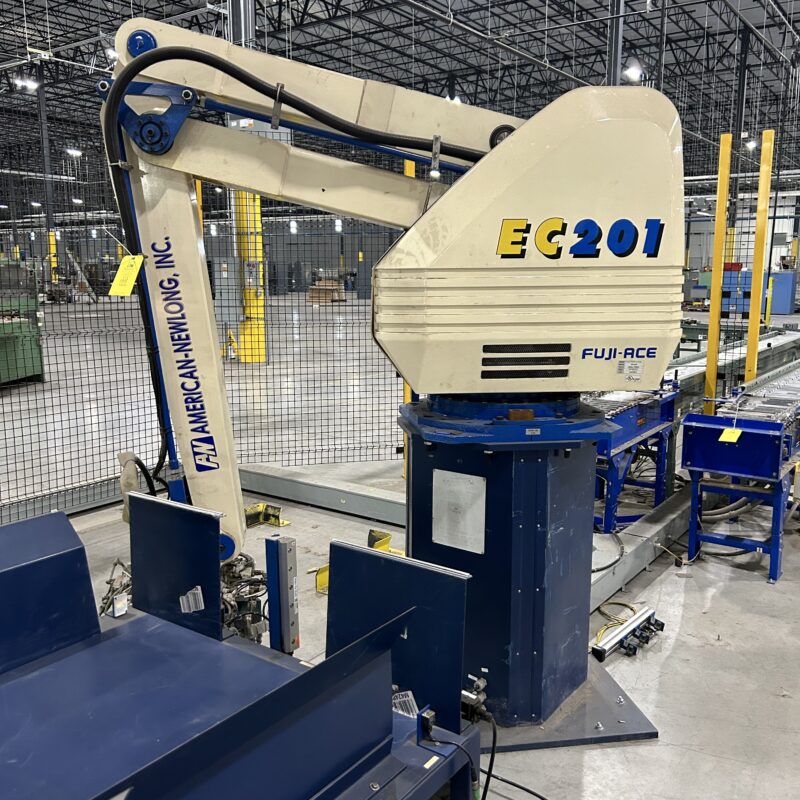 Machinery from a battery packaging plant that is up for auction
